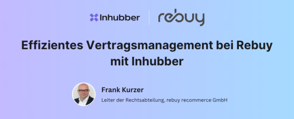 Efficient contract management at rebuy with Inhubber