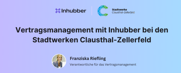 Efficient contract management at stadtwerke Clausthal-Zellerfeld: how Inhubber enables greater transparency and control