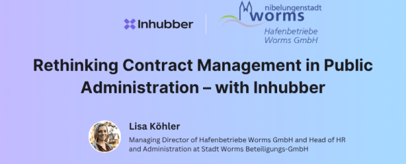 Digital Contract Management at Hafenbetriebe and the City of Worms with Inhubber