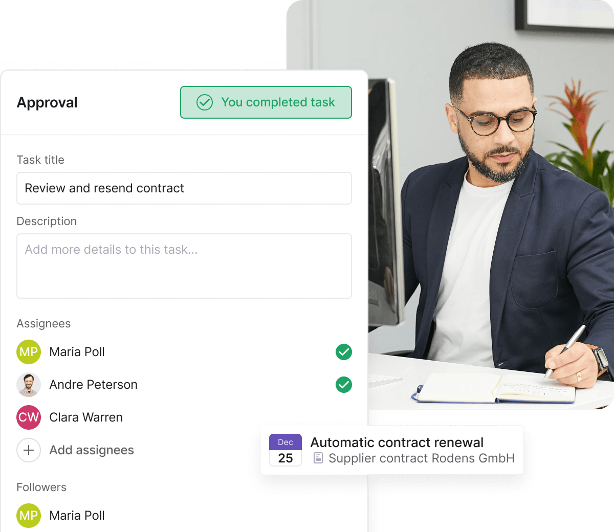 Software für Vertragsmanagement mit fortschrittlicher KI und Blockchain-Verschlüsselung - Nehmen Sie an einer Live-Produktdemo der Inhubber-Plattform mit CEO Dr. Elena Mechik teil